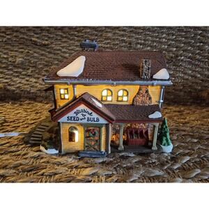 Department 56 New England Village Series Bluebird Seed & Bulb Light Up Christmas